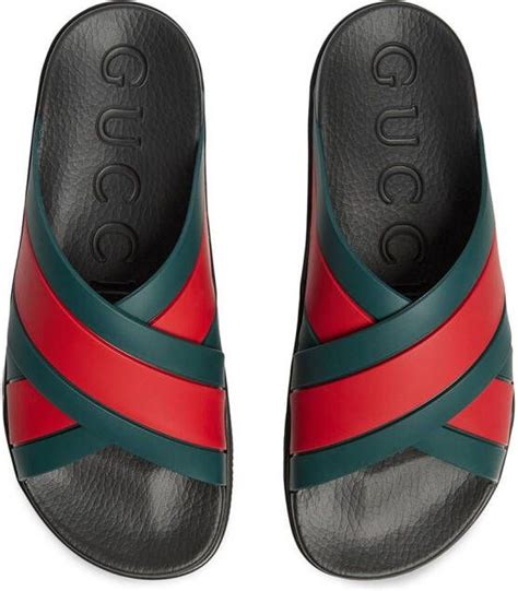 gucci slippers groen